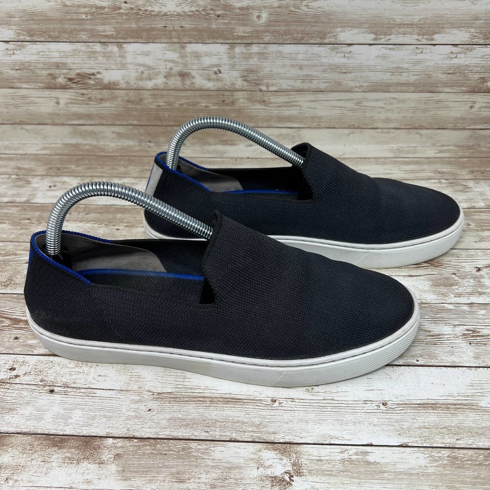 Rothy's Black Knit Slip-On Loafer Sneaker Women's 9.5
